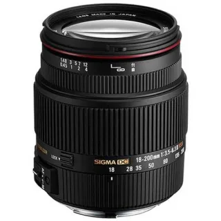 Sigma 18-200mm F35-63 II DC OS HSM-Objektiv [für Canon] schwarz