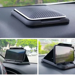 Car Center Console Mobile Phone Navigation Holder Anti-Slip Pad Mobile Phone Holder Instrument Panel Car Mobile Phone Ho