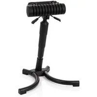hjh OFFICE Stehhilfe TOP WORK 33 Arbeitshocker Hartschaum Höhe, Ergonomischer Stehsitz, höhenverstellbar, Rutschhemmende Sitzfläche
