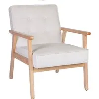 Home affaire Loungesessel MENONRI mit Armlehnen aus Massivholz, Relaxsessel, Lese-Sessel, Cocktailsessel in Cord und Webstoff