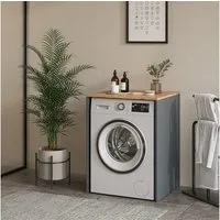 Vicco Waschmaschinenumbauschrank Viktor, Anthrazit/Goldkraft Eiche, 68 x 88.2 cm (1-St)