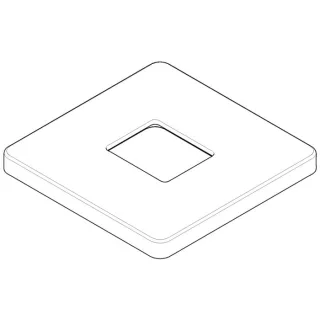 Dornbracht Rosette - 092771011-00 260x160x60_chrom