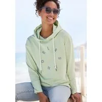 Elbsand Kapuzensweatshirt Darisa mit Logodruck vorne, Hoodie, sportlich-casual