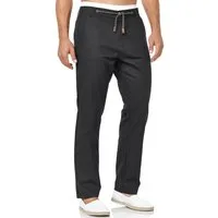 Indicode Leinenhose Herren Veneto Sommerhose Leinen Herrenhose leichte Sommerhose mit Kordelzug