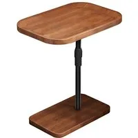 Rutaqian Beistelltisch Couchtisch, Höhenverstellbarer Beistelltisch 46x30x60-90cm für Couch