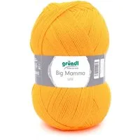 Gründl Wolle 400g Big Mamma uni Großknäuel Strickgarn Häkelgarn Häkelwolle, 1040,00 m (Wolle zum Stricken und Häkeln, pflegeleicht, waschbar, schnell trocknend, wollartiger Charakter), Wolle ohne Schurwolle