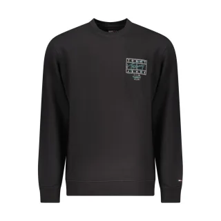Tommy Hilfiger Schwarzes Baumwolle Herren Sweatshirt