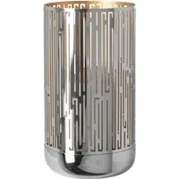 Fink Windlicht Fink Windlicht BRIANO DH 13x24 cm silber Teelichthalter Windlichtglas