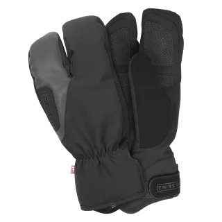 Wasserdichte Extremkalte Wetter Fahrradhandschuhe mit geteiltem Finger für Damen und Herren