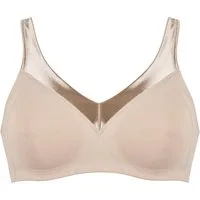 Naturana Minimizer-BH Minimizer (1-tlg) mit Glanzband, Shaping-Effekt, breite Träger, feminin, ohne Bügel