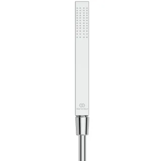 Ideal Standard Duschsystem Eco CTherm T25M mit Thermostat Stick-HB und eckiger Kopfbrause Chrom, A84 A8492AA