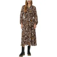 s.Oliver Chiffonkleid mit Effektgarn im Relaxed Fit