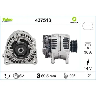 Valeo Lichtmaschine VW Lt Transporter 2,5