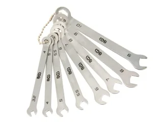 BGS TECHNIC Gabel-/Ringschlüsselsatz, BGS, 8646, 3,2...10 mm, 8-teilig