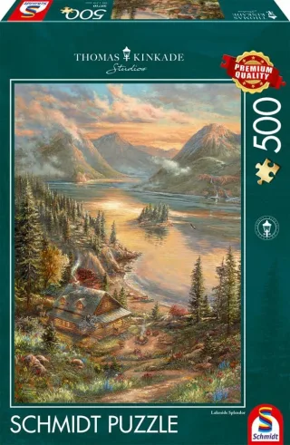 Schmidt Puzzle 59710 - Pracht am Seeufer [500 Teile]