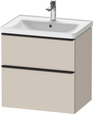 Duravit D-Neo Waschtischunterbau wandhängend Taupe Matt 634x452x625 mm - DE43540BD910000 DE43540BD910000