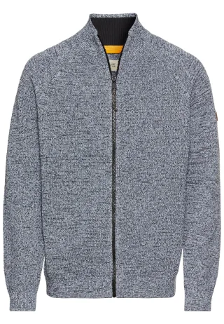 camel active - Strickjacke aus Baumwolle dark navy - Gr. - 5XL