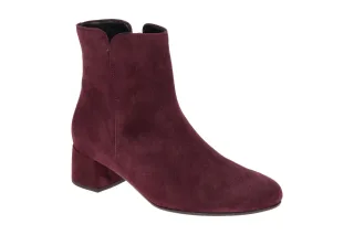 Gabor Stiefeletten 8036.01.005 Mulberry Dunkelrot Echtleder Blockabsatz