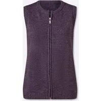 Sieh an! Strickweste Strickweste Ärmellos Jersey
