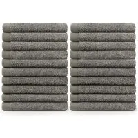 Blumtal Gästehandtücher 30x30cm - weich und saugstark, Frottee (24-St), 12er und 24er Set, 100% Baumwolle