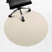 Tulup Bodenschutzmatte Bürostuhlunterlage Farbe Beige n Unterlage Schreibtischstuhl