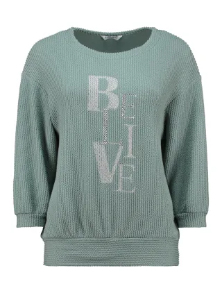 Zabaione - Shirt Sa44mantha smooth jade - Gr. - XXL