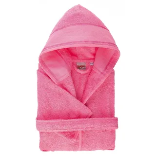 buttinette Kinder-Bademantel, rosa
