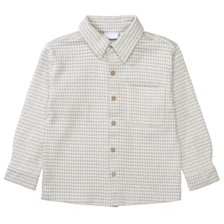 BASEFIELD - Kn.-Hemd hazel check - Gr. - 128/134