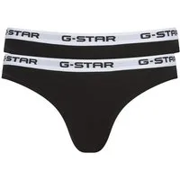 G-STAR Tanga OBSIDIAN, 2 PACK THONGS (Packung, 2-St) mit Logobund