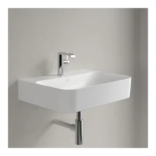 Villeroy und Boch Finion Waschtisch 416861RW 600 x 470 x 164 mm, ohne Überlauf, Stone White CeramicPlus
