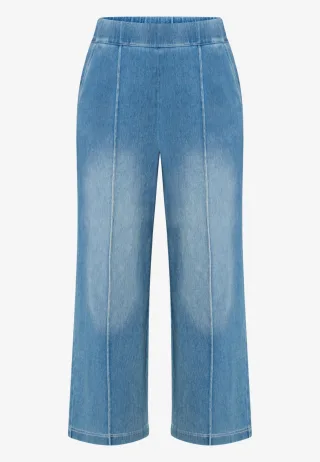 zero - Jeans elastischer Bund 26 Inch blue denim - Gr. - 44