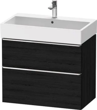 Duravit D-Neo Waschtischunterbau wandhängend Eiche Schwarz Matt 784x442x625 mm - DE4373010160000 DE4373010160000