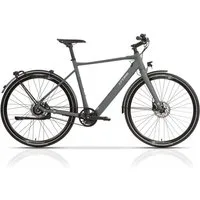 Airtracks E-Bike Trekkingrad 28 Zoll E-Bike Herren City Fahrrad STREET BAFANG GATES CARBON BELT, Single Speed Gates-Riemenantrieb, (Akku GREENWAY 350 Wh, Heckmotor BAFANG BELT 36V 250W), Urban Bike Rahmengrößen - 50cm 55cm