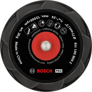 Bosch PRO Schleifteller, 77 mm, Klett - 2608001119