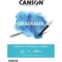 LYRA Aquarellblock CANSON Aquarellblock 20 Blatt 250g/m² DIN A4