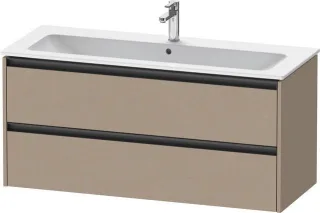 Duravit Ketho.2 Waschtischunterbau wandhängend Leinen Matt 1210x480x550 mm - K25265075750000 K25265075750000