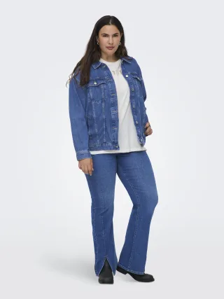 ONLY CARMAKOMA - CAROCEAN L/S OVERSIZE JKT DNM NOOS Dark Blue Denim - Gr. - 46