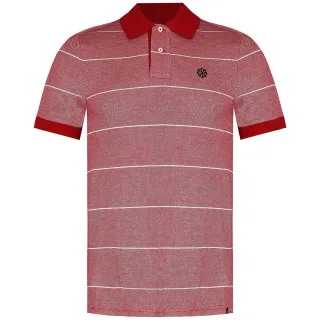 Nike Logo Herren Rot/Weiß Poloshirt