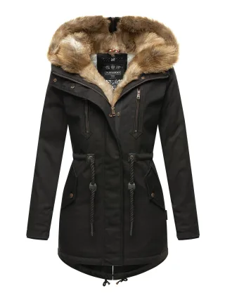 Navahoo Damen Winterjacke Diamond – Warm, Edel & Mit Teddyfell