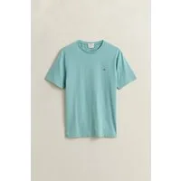 Gant Kurzarmshirt T-Shirt mit Logostickerei - Regular Fit