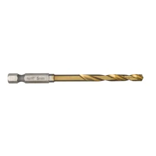 Milwaukee Metallbohrer SHOCKWAVE HSS-G TiN 5,0mm - 10 Stück - 4932478180