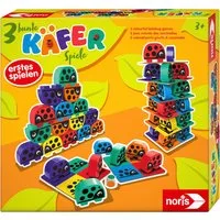 Noris Spiel 3 bunte Käferspiele, Kinderspiel