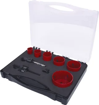 KS Tools Elektriker-Lochsägen-Satz, 8-tlg - 129.5570