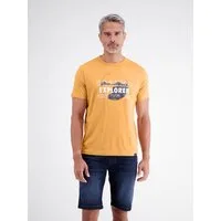 LERROS T-Shirt T-Shirt mit Brustprint und Rundhalsausschnitt
