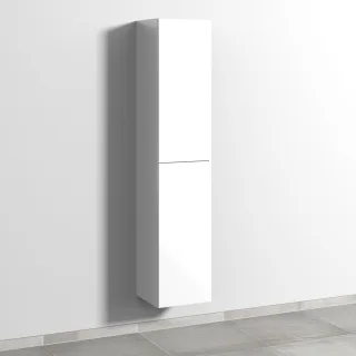 Sanipa 3way Hochschrank mit 2 Türen, Weiß-Glanz SF09378