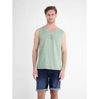 LERROS Muskelshirt Luftiges Tanktop aus Baumwolle mit trendigem Slogan-Print