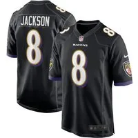 Nike Footballtrikot Nike Trikot Baltimore Ravens NFL Alt. Game Jersey Jackson 8