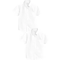 Next Kurzarmhemd Kurzarmhemden mit Klettverschluss, 2er-Pack (2-tlg)