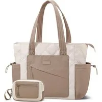 Zaewry Umhängetasche Shopper Tasche Damen Groß, Arbeitstasche Leicht Handtasche, Laptoptasche Schultasche, Bürotasche Lehrertasche
