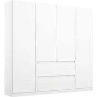 rauch Drehtürenschrank Kleiderschrank Schrank Garderobe Wäscheschrank Ankleide NIDDA (Breiten 91/136/181 cm, Höhe 197 cm) grifflose Front sowie Push-to-Open Funktion MADE IN GERMANY